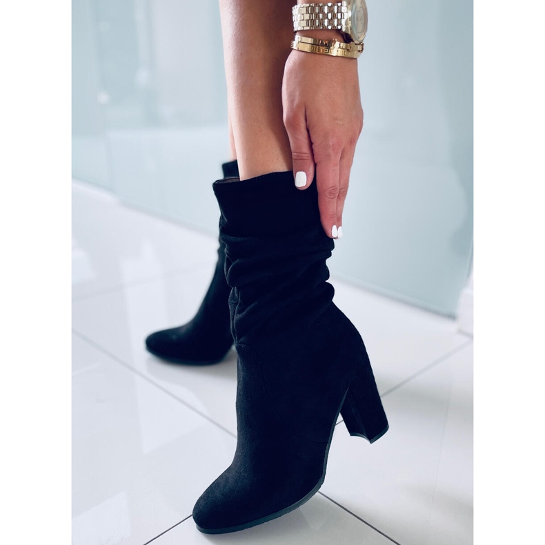 Pola Black vysoké podpatky černá 2