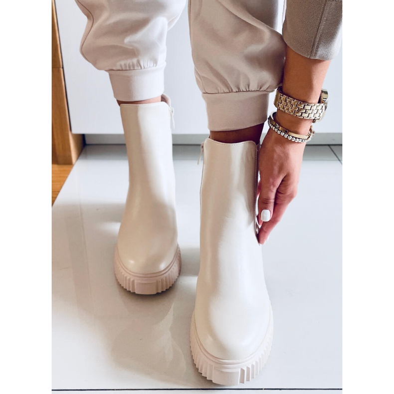 Chelsea boty Janet Beige béžový 1 Chelsea boty Janet Beige béžový 1