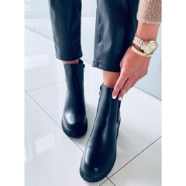 Janet Black kozačky na vysokém podpatku černá 1