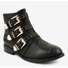 Černé zateplené boty Contreras černá 1