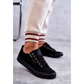 Dámské tenisky z nízkého materiálu Big Star KK274004 Black černý 2