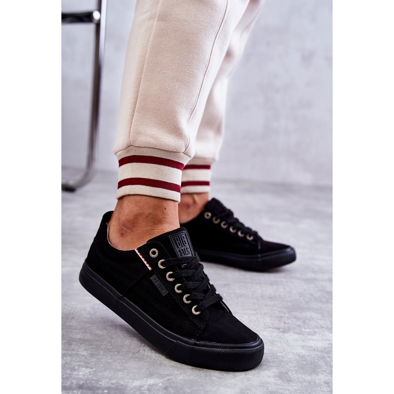 Dámské tenisky z nízkého materiálu Big Star KK274004 Black černý 2