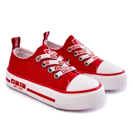 Dětský Materiál Tenisky Big Star KK374071 Červené 7