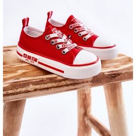 Dětský Materiál Tenisky Big Star KK374071 Červené červený 1