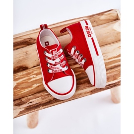 Dětský Materiál Tenisky Big Star KK374071 Červené 4