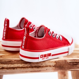Dětský Materiál Tenisky Big Star KK374071 Červené 3