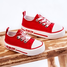 Dětský Materiál Tenisky Big Star KK374071 Červené 5