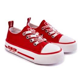 Dětský Materiál Tenisky Big Star KK374071 Červené 6