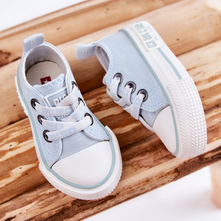 Dětský Materiál Tenisky Big Star KK374053 Modré modrý 1