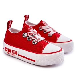 Dětský Materiál Tenisky Big Star KK374051 Červené 7