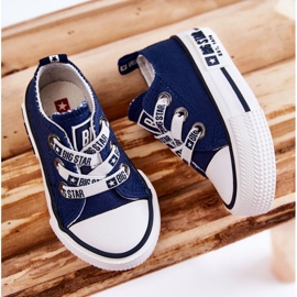 Dětský materiál Tenisky Big Star KK374050 Navy Blue modrý 3