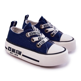 Dětský materiál Tenisky Big Star KK374050 Navy Blue modrý 4