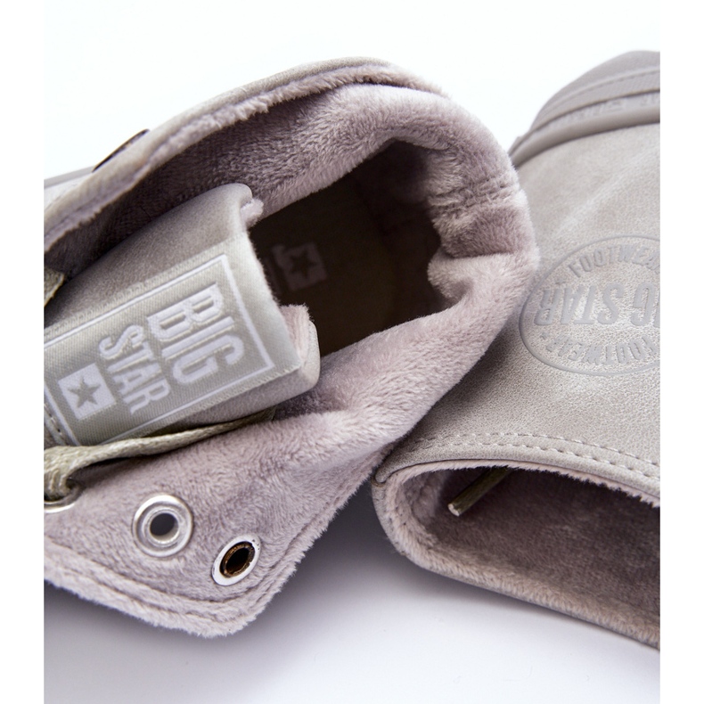 Dámské tenisky Big Star High Warm Grey GG274070 šedá 1