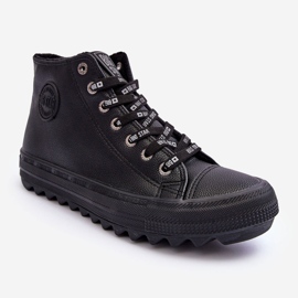Dámské tenisky Big Star High Warmed Black EE274110 černý 1