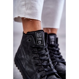 Dámské tenisky Big Star High Warmed Black GG274069 černá 2