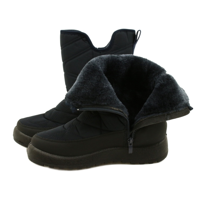 Evento Dámské sněhové boty vodě odolné námořnictvo modré černá 6 Evento Dámské sněhové boty vodě odolné námořnictvo modré černá 6