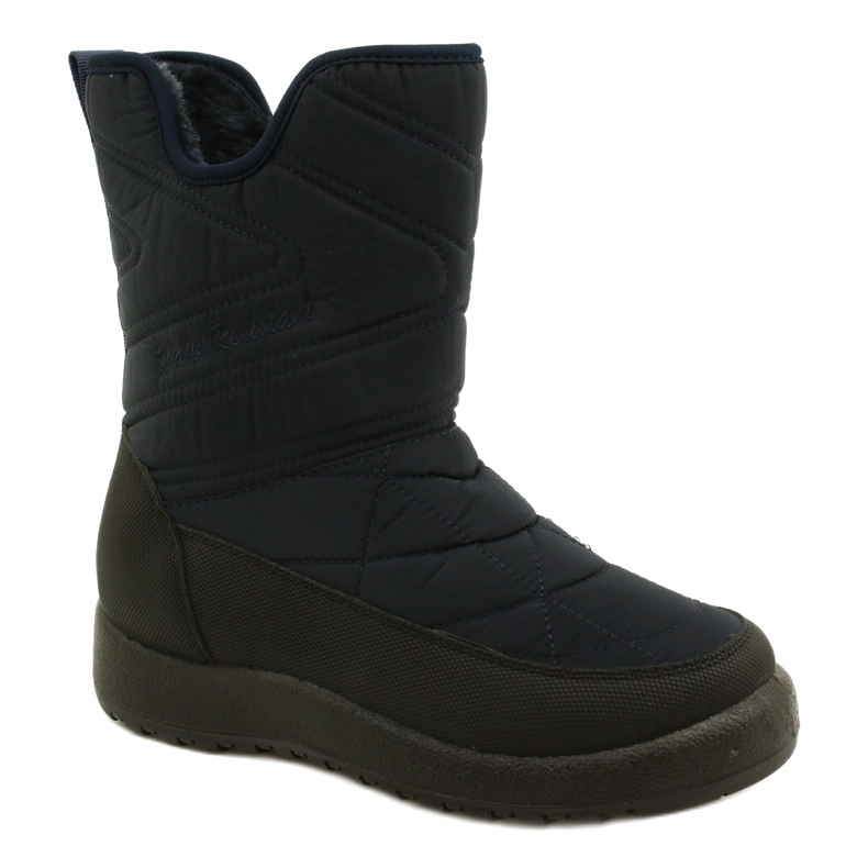 Evento Dámské sněhové boty vodě odolné námořnictvo modré černá 2 Evento Dámské sněhové boty vodě odolné námořnictvo modré černá 2