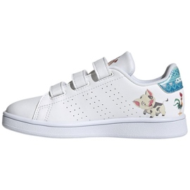 Boty Adidas Advantage Disney Vaiana C Jr GZ7627 bílý 1