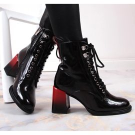 S.Barski Černé zateplené černé kozačky značky S. Barski černá 1 S.Barski Černé zateplené černé kozačky značky S. Barski černá 1