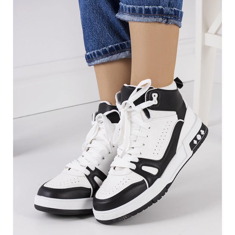 Černé tenisky značky Grandis bílý černá 2