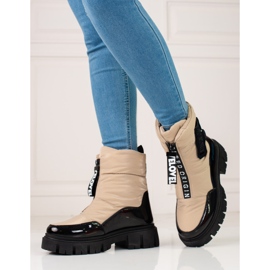 Zateplené dámské béžové tašky Shelovet béžový 1