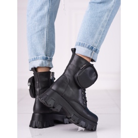 Dámské černé tašky s taškou Shelovet černý 1