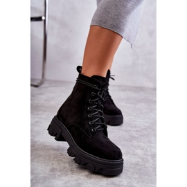 PG1 Semišové teplé boty Workers Black Darvin černá 1 PG1 Semišové teplé boty Workers Black Darvin černá 1