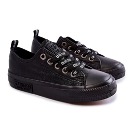 Dětské kožené tenisky Big Star KK374057 Black černý 1