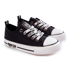 Dětské kožené tenisky Big Star KK374039 Black černý 1