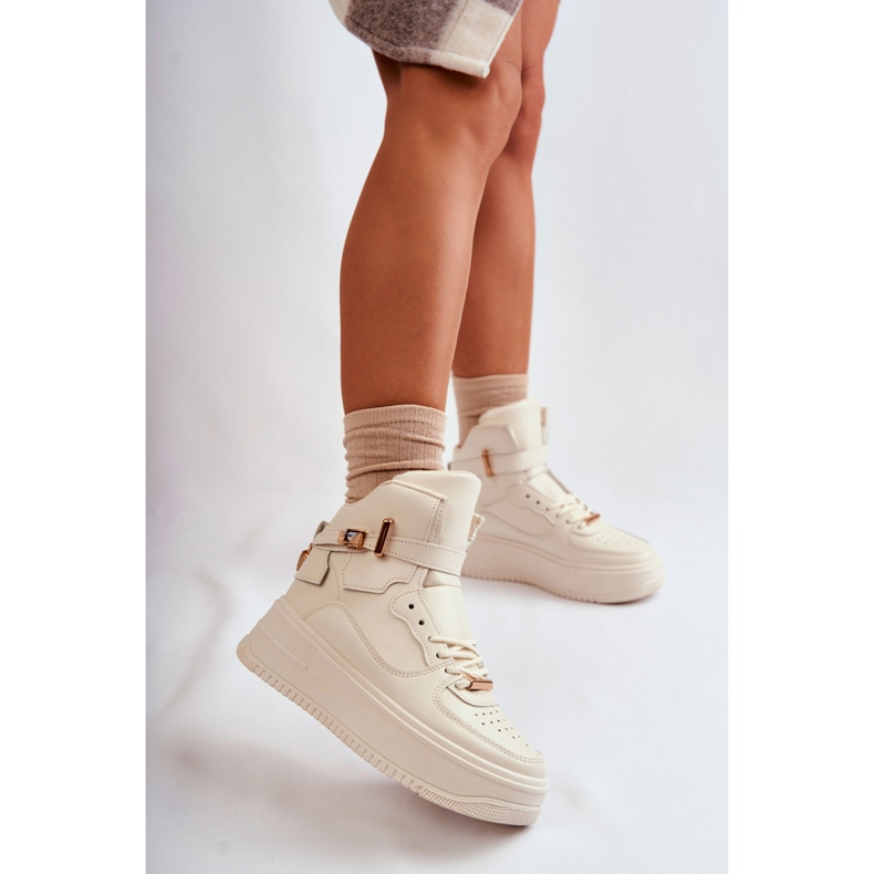 FB2 Dámské zateplené vysoké sportovní boty Béžová Lexa béžový 2 FB2 Dámské zateplené vysoké sportovní boty Béžová Lexa béžový 2