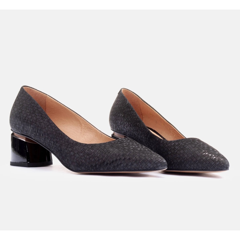 Marco Shoes Semišové lodičky černý 1