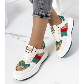 Béžové dámské tenisky Loeki béžový 1