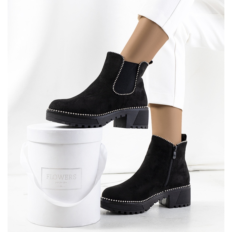 Černé boty Eastcliff černá 1 Černé boty Eastcliff černá 1