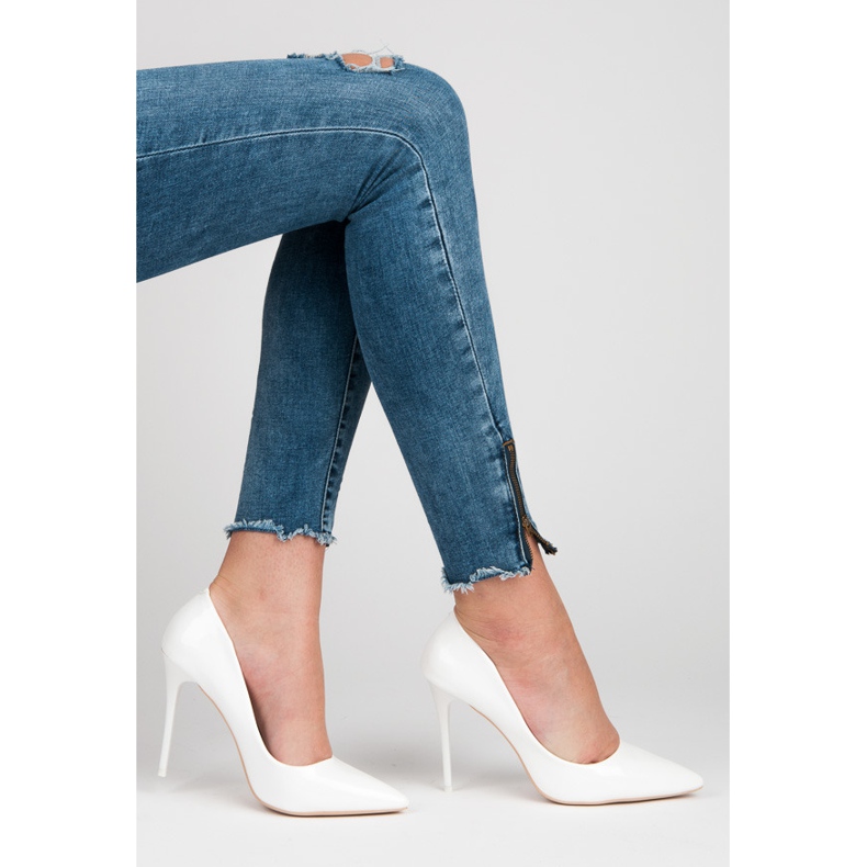 Comer Bílé lakované kolíky bílý 2