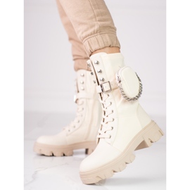 Dámské béžové tašky s taškou Shelovet béžový 2