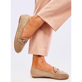 BM Dámské mokasíny Catalina Khaki béžový 3
