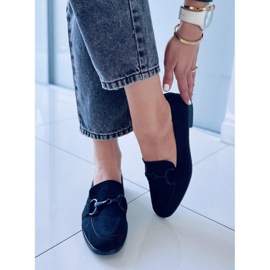 BM Dámské mokasíny Isidora Black černý 1