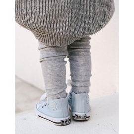 Dětské vysoké tenisky se zipem Big Star HH374088 Modré modrý 2