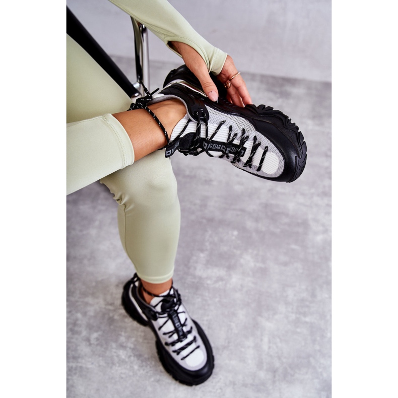 Dámská sportovní obuv Memory Foam System Big Star KK274053 Černo-šedá černá 1