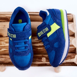 Dětská sportovní obuv Big Star KK374007 Modrá modrý 2 Dětská sportovní obuv Big Star KK374007 Modrá modrý 2