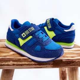 Dětská sportovní obuv Big Star KK374007 Modrá modrý 1 Dětská sportovní obuv Big Star KK374007 Modrá modrý 1