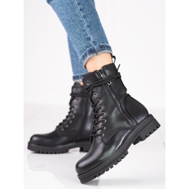 Dámské černé tašky s ozdobným zipem Shelovet černý 2