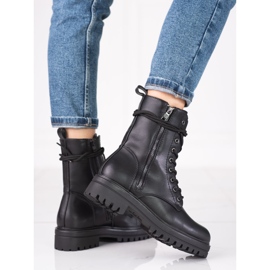 Dámské černé tašky s ozdobným zipem Shelovet černá 1