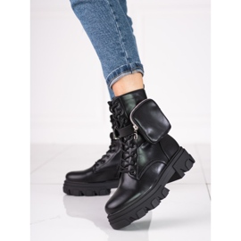 Dámské dělnice s kapsou Shelovet černý 2