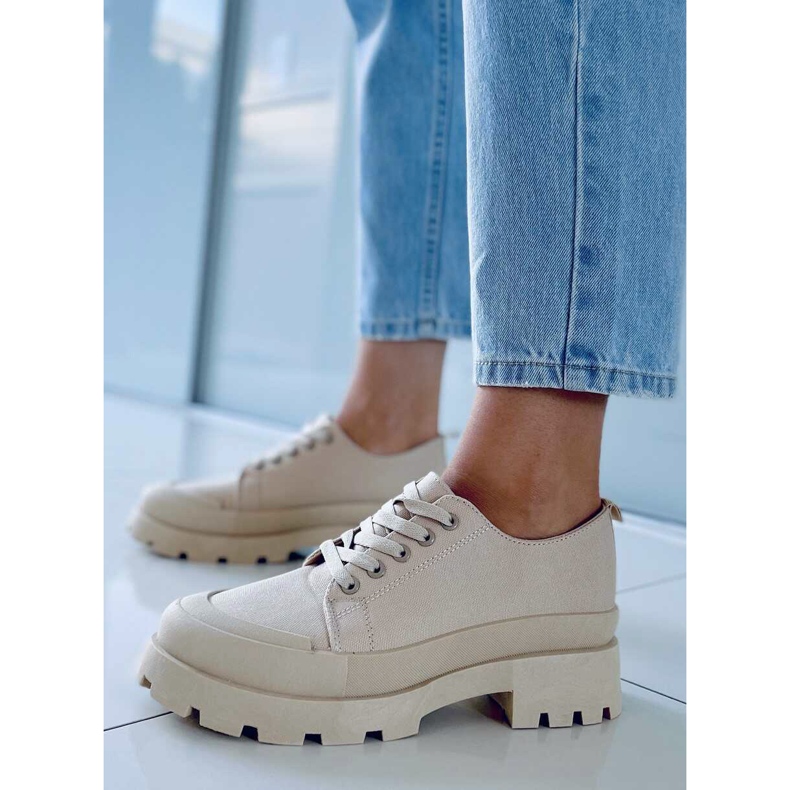 Trekové tenisky Golv Khaki béžový 1