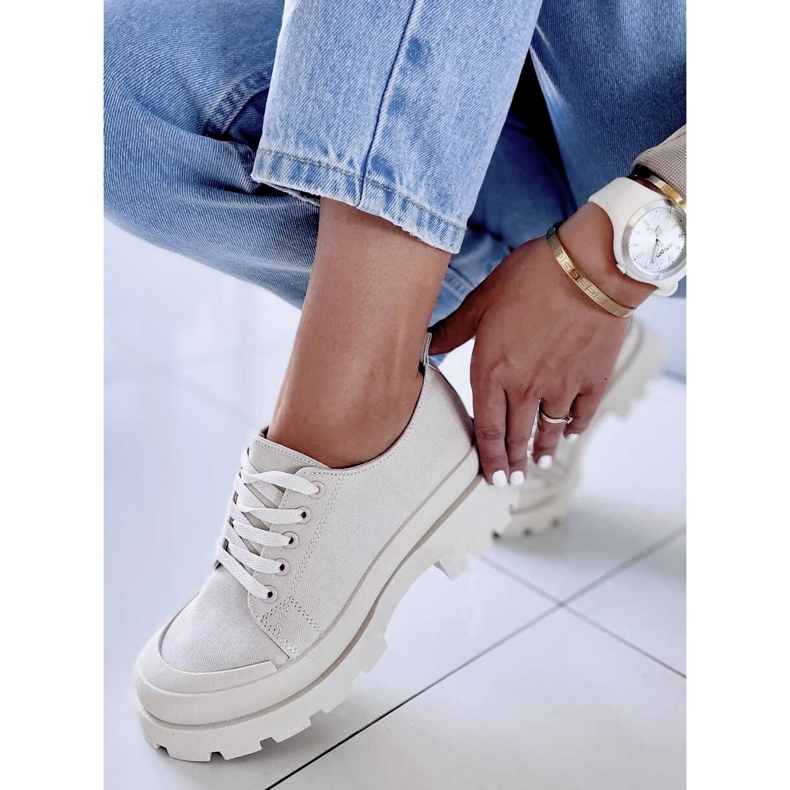 PA1 Béžové trekové tenisky Golv béžový 2