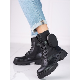 Dámské pracovní Shelovet s kapsou černé černá 2