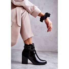 PL4 Módní lakované kozačky La.Fi 260037B-LA Černá černý 1