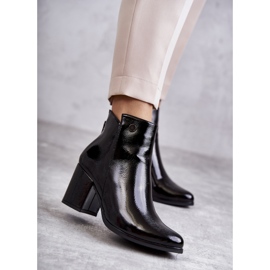 PL4 Dámské lakované kozačky La.Fi 260039B-LA Černá 1 PL4 Dámské lakované kozačky La.Fi 260039B-LA Černá 1