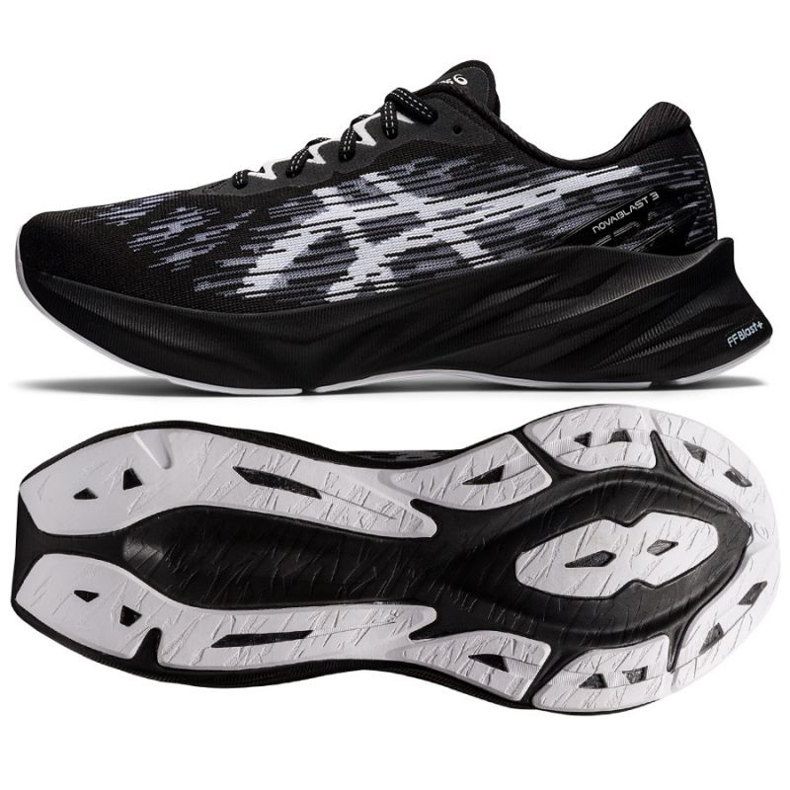 Běžecké boty Asics Novablast 3 M 1011B458 002 bílý černý 1